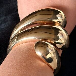 Gold Statement Cuff Bracelet